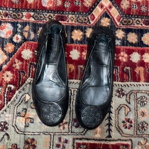 Tory Leather Ballet Flat
